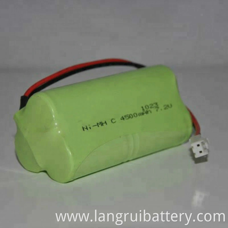 2/3 AA*3 Ni-MH Battery 3.6V 600mAh Battery Pack